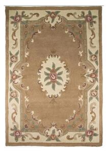 Bež volnena preproga Flair Rugs Aubusson, 75 x 150 cm