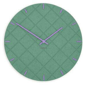Stenska ura Luxhora Mosaida Mint Green 11 barv kazalcev