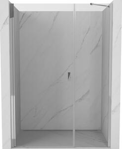 Mexen Mist-B nihajna pršna vrata 110 cm, prozorna, krom - 8A2-110-001-01-00