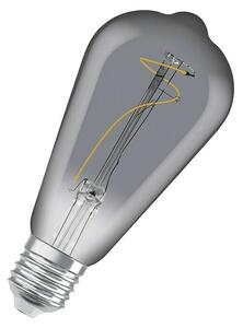 Osram LED svetlobni vir Vintage Edition 1906 v obliki žarnice E27 (E27, Ni mogoče zatemniti, Toplo bela, 100 lm, 3,5 W, Smoke)
