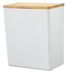 Tesa Zaboj za shranjevanje Baboo (Do x Š x V: 18,2 x 10,2 x 21 cm, ABS-plastika, Bela/Bambus)