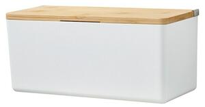 Tesa Zaboj za shranjevanje Baboo (Do x Š x V: 24,2 x 10,2 x 11 cm, ABS-plastika, Bela/Bambus)
