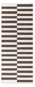 Bel/rjav obojestranski/ročno tkan volnen tekač 80x200 cm Vika – Hanse Home