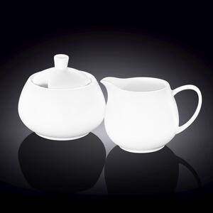 Set Skleda za Sladkor in Vrč za Smetano, Porcelan