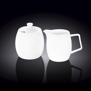 Set Skleda za Sladkor in Vrč za Smetano, Porcelan