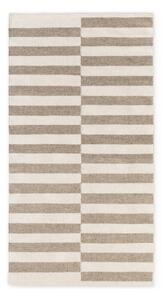 Bela/siva obojestranska/ročno tkana volnena preproga 80x150 cm Vika – Hanse Home