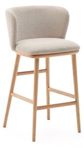 Bež barski stol (višina sedeža 65 cm) Ciselia – Kave Home