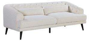 Kavč chesterfield Riverton 774, Ni na voljo, Bela, 224x79x96cm, Noge: Les