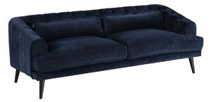 Kavč chesterfield Riverton 774, Ni na voljo, Temno modra, 224x79x96cm, Noge: Les