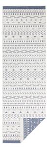 Modro-krem zunanja preproga NORTHRUGS Kuba, 350 x 80 cm