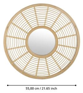 Eglo 425029 - Stensko ogledalo MITSUKE pr. 55 cm bambus