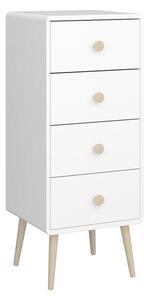 Kabinet GAIA 102,4x41,4 cm bela/hrast