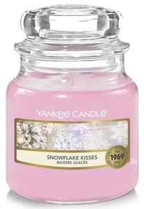 Yankee Candle - Dišeča sveča SNOWFLAKE KISSES small 104g 20-30 ur