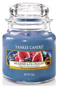 Yankee Candle - Dišeča sveča MULBERRY & FIG DELIGHT small 104g 20-30 ur