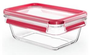 Tefal - Posoda za hrano 0,85 l MSEAL GLASS rdeč/steklo