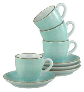 Creatable Kavni Servis Vintage Nature Aqua, 8-Delni