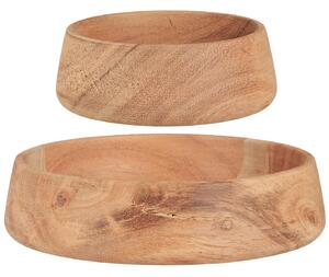 Set 2 skled iz akacijevega lesa ACACIA WOOD