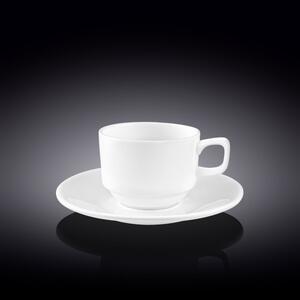 Skodelica in Podstavek, Porcelan, 140ml