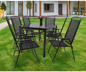 Gardenson Vrtna Garnitura Gardenson, Črna, 7-Delno