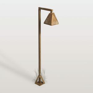 Moretti Luce LED-potna svetilka Silva Edge, 80 x 19 cm, starinsko medenina, Bronasta / starinska medenina, Medenina, Podeželska hiša / Rustikalna