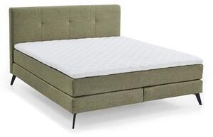 Zelena boxspring postelja 180x200 cm ANCONA – Meise Möbel