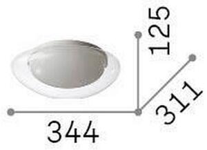 STROPNA LED-SVETILKA Squish 10 W 300 K 220-240 V
