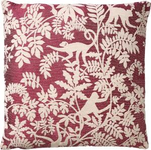 Okrasna prevleka za blazino ABU MERLOT 45x45 cm, vinsko rdeča