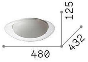 STROPNA LED-SVETILKA Squish 10 W 3000 K 220-240 V