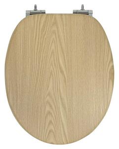 Poseidon WC deska (MDF, Hrast, S samodejnim spuščanjem)