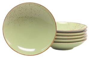 Creatable Set Globokih Krožnikov Green, 6-Delni