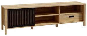 Premium Living Tv-element Jytana, Barva Hrasta, Črna