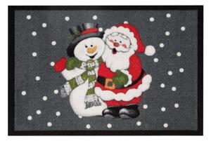 Predpražnik Hanse Home Santa and Snowman, 40 x 60 cm