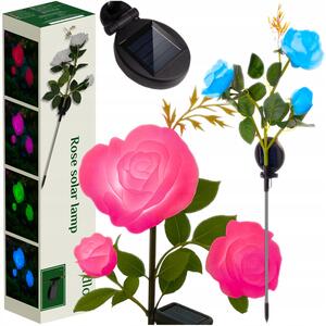 Solarna dekorativna LED RGB vrtna svetilka vrtnica 80cm