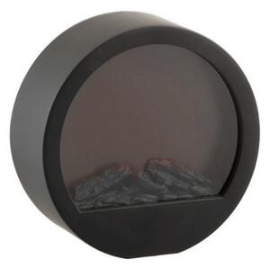 LED dekoracija okroglo kurišče COZY WARM 35x34,5 cm, črno