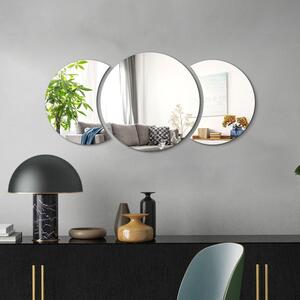 Stenska nalepka 26x26 cm Half-moon Mirror - Ambiance