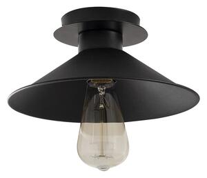 Črna stropna svetilka s kovinskim senčilom ø 24 cm Berceste – Opviq lights