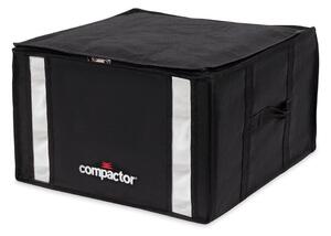 Črna škatla za shranjevanje oblačil Compactor XXL Black Edition 3D Medium, 125 l