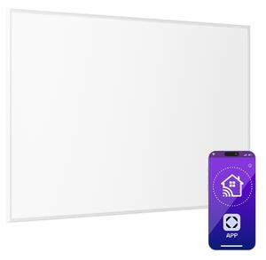 Klarstein Wonderwall 600 Smart, infra plošča, infrardeč grelnik, 60 x 100 cm, 600 W, tedenski časovnik, IP24, bela