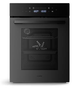 Klarstein Velaire vgradna pečica | 49 l | energijski razred A | 2350 W | črna | 45 cm