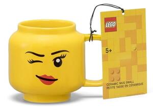 Rumena keramična otroška skodelica 255 ml Head - LEGO®