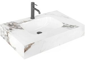Stenski umivalnik Rea Aresa Cold Jade 80