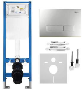Podometni Set za WC Slim 024N z Gumbom HD Satin