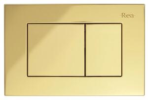 Tlačni gumb za WC predstensko enoto Rea J K011A-Q in Slim 024N Gold