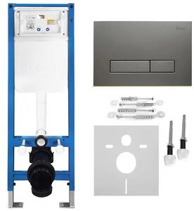 Podometni Set za WC Slim 024N z Gumbom HD Titan
