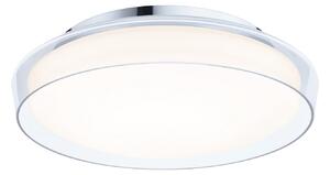 Paulmann Luena LED stropna svetilka, IP44, krom, Ø 35 cm, Kovinska, Dnevna soba / jedilnica, Kovina, Sodobni