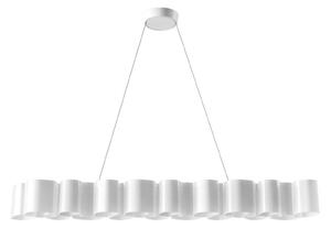 Stilnovo LED viseča svetilka Honey, z možnostjo zatemnitve, dolžina 139 cm, zatemnjen, Bela, Dnevna soba / jedilnica, Plastika, Sodobni