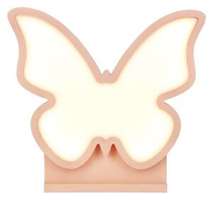 Rožnata otroška namizna svetilka Butterfly – Candellux Lighting