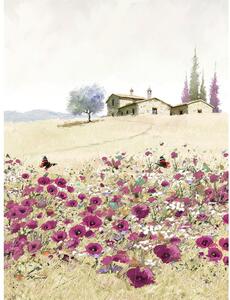 Slika na platnu Styler Violet Poppies, 50 x 70 cm