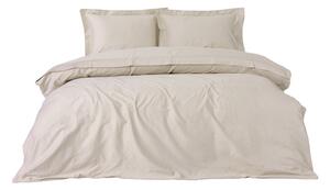 Podaljšana bež posteljnina za zakonsko posteljo iz bombažnega satena 240x220 cm Elegant – Mijolnir