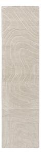 Kremno bel ročno tkan volnen tekač 60x230 cm Mesmerise Natural – Flair Rugs